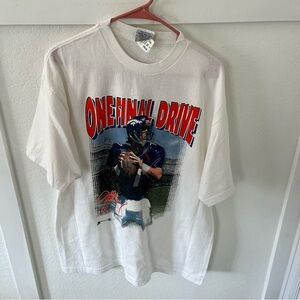 Vintage Sport Attack Men's XL John Elway 1998 One Final Drive T-shirt